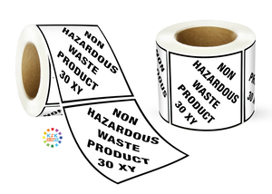 Non Hazadous Waste Product 30XY Label Roll