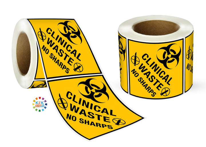 Clinical Waste No Sharps Medical Waste - Label Roll