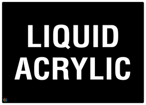 Liquid Acrylic Sign