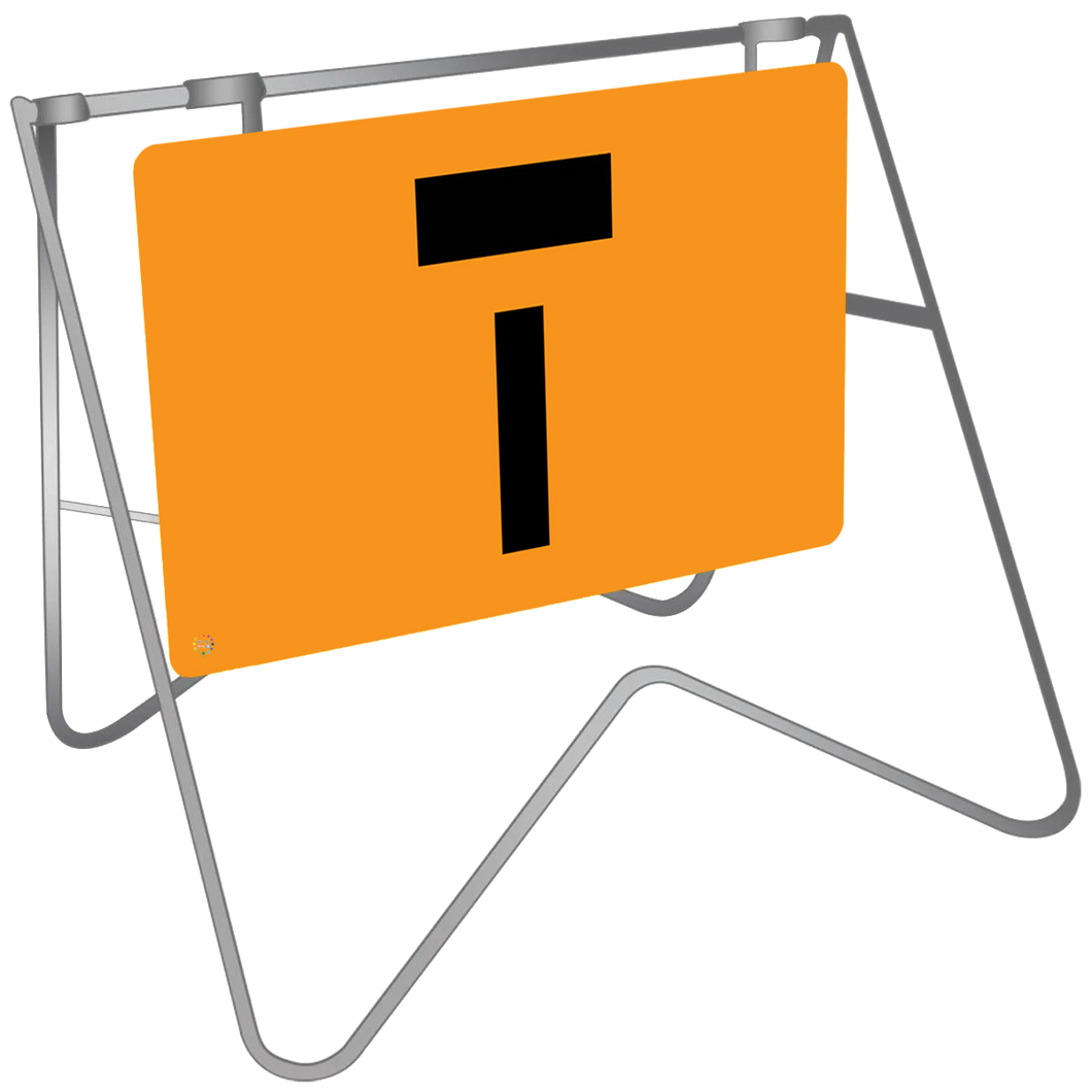 Lane Status No Through Road - Swing Stand & Sign