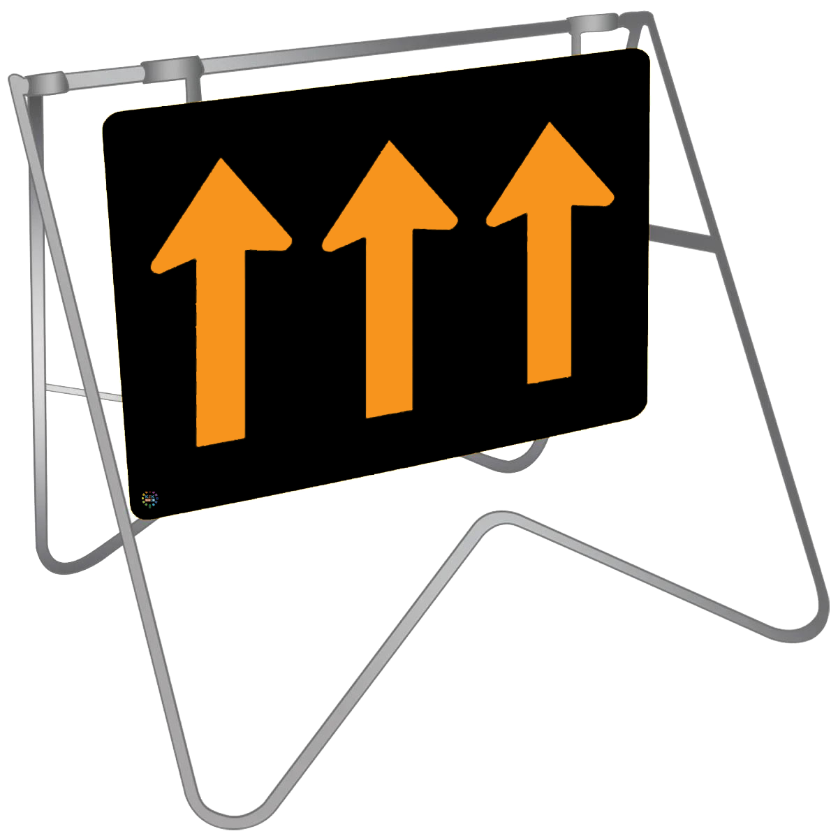 Lane 3. Open Sign Lane status three lanes ahead - Swing Stand & Sign | K2K Signs Australia