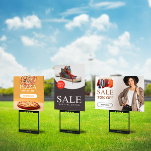 Eco Stake Lawn Advertisement Signs