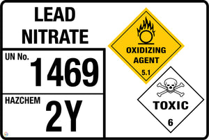 Lead Nitrate Signage