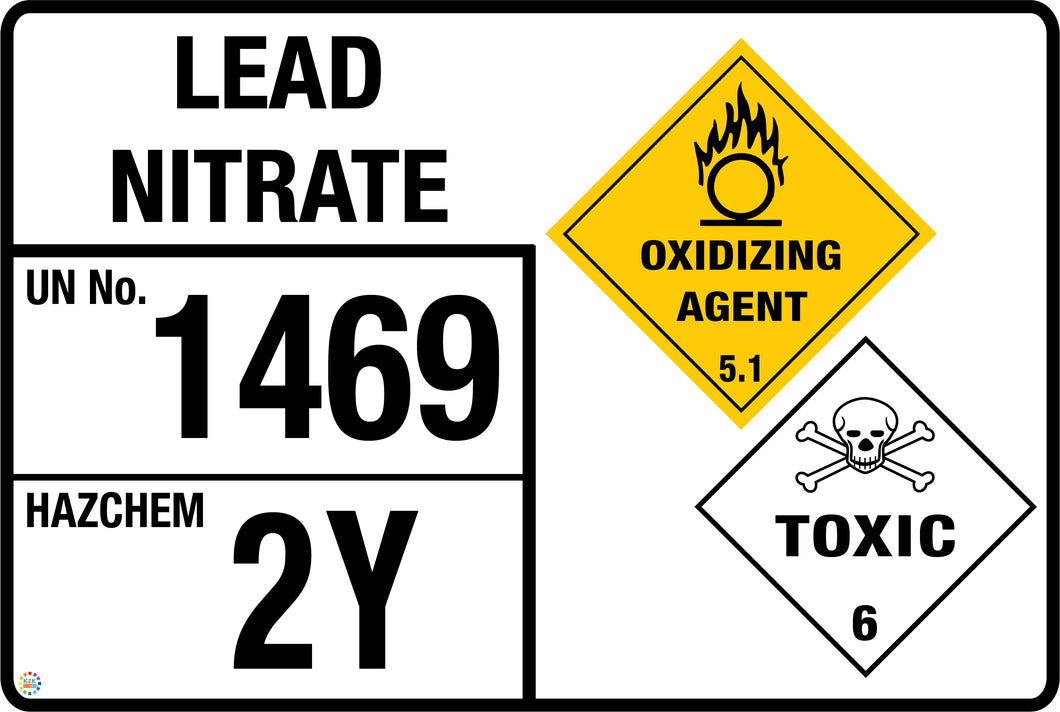 Lead Nitrate Signage
