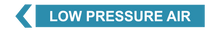 Load image into Gallery viewer, Left Arrow Low Pressure Air - Pipe Marker Labels