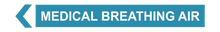 Load image into Gallery viewer, Left Arrow Medical Breathing Air - Pipe Marker Labels