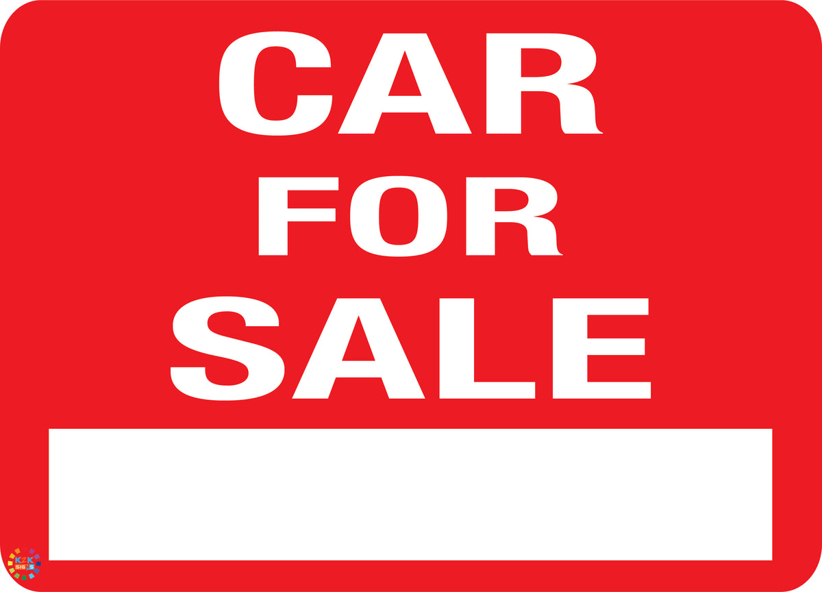 Car For Sale Sign | K2K Signs Australia