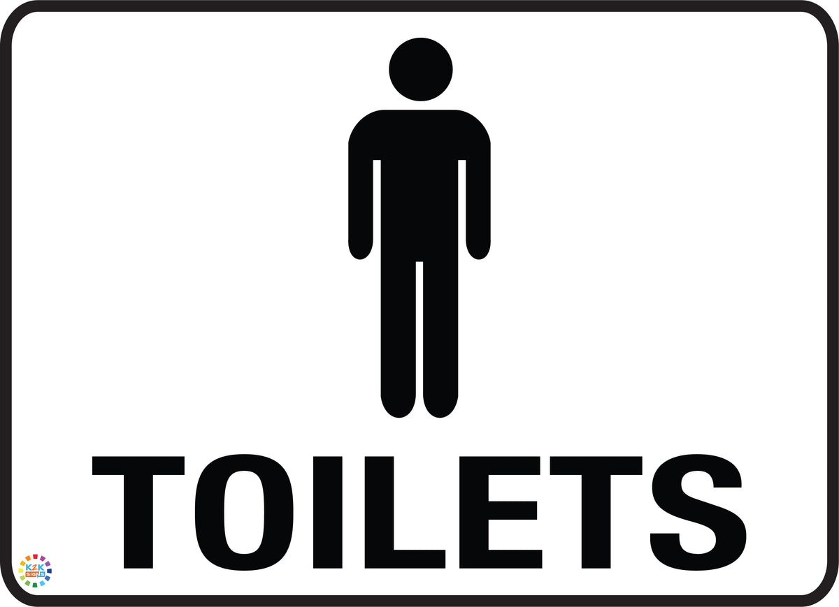Male Toilet Sign K2K Signs Australia Male Toilet Sign K2K Signs Australia