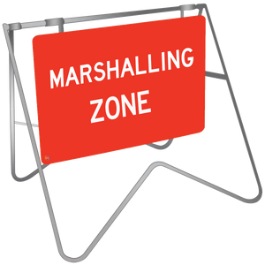 Marshalling Zone - Swing Stand & Sign