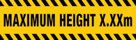 Maximum Height Sign