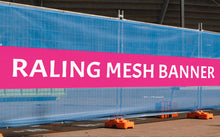 Load image into Gallery viewer, Mesh Fence Banners