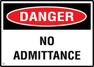 Danger No Admittance