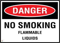 Danger No Smoking Flammable Liquids