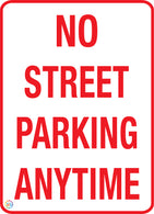 No Street Parking Anytime