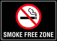 Smoke Free Zone Sign