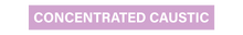 Load image into Gallery viewer, No Arrow Concentrated Caustic - Pipe Marker Labels