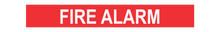 Load image into Gallery viewer, No Arrow Fire Alarm - Pipe Marker Labels