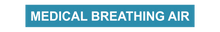 Load image into Gallery viewer, No Arrow Medical Breathing Air - Pipe Marker Labels