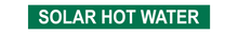 Load image into Gallery viewer, No Arrow Solar Hot Water - Pipe Marker Labels