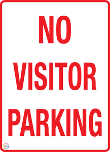 No Visitor Parking Sign