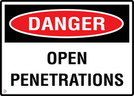 Danger Open Penetrations