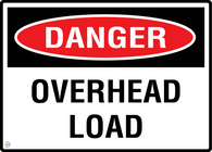 Danger Overhead Load