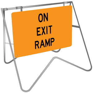 On Exit Ramp - Swing Stand & Sign