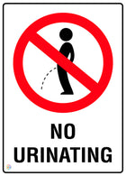 No Urinating Sign