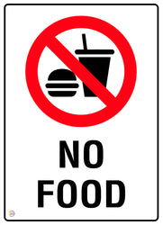 No Food Sign