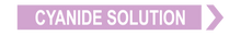Load image into Gallery viewer, Cyanide Solution - Pipe Marker