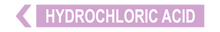 Load image into Gallery viewer, Hydrochloric Acid - Pipe Marker