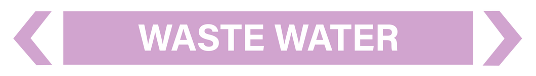 Waste Water - Pipe Markers