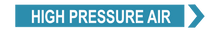 Load image into Gallery viewer, High Pressure Air - Pipe Marker