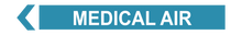 Load image into Gallery viewer, Medical Air - Pipe Marker