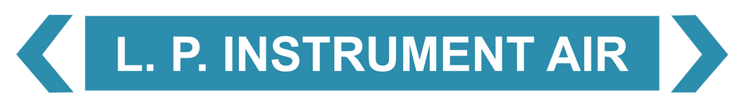 Low-Pressure Instrument Air - Pipe Marker