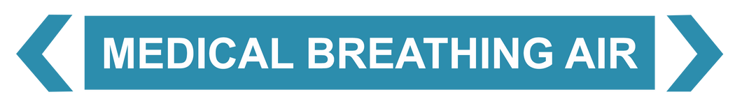 Medical Breathing Air - Pipe Marker