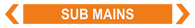 Sub Mains - Pipe Marker