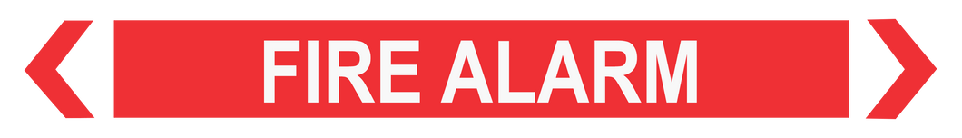 Fire Alarm - Pipe Marker