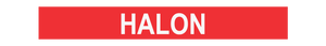 Halon - Pipe Marker