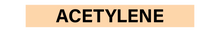 Load image into Gallery viewer, Acetylene - Pipe Marker
