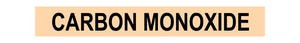 Carbon Monoxide - Pipe Marker
