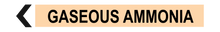 Load image into Gallery viewer, Gaseous Ammonia - Pipe Marker
