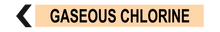 Load image into Gallery viewer, Gaseous Chlorine - Pipe Marker