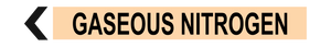 Gaseous Nitrogen- Pipe Marker