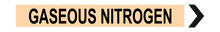 Load image into Gallery viewer, Gaseous Nitrogen- Pipe Marker