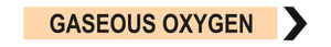 Gaseous Oxygen - Pipe Marker