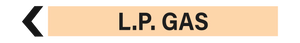 L.P Gas - Pipe Marker