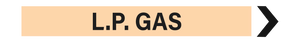 L.P Gas - Pipe Marker