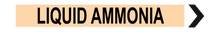 Load image into Gallery viewer, Liquid Ammonia - Pipe Marker