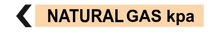 Load image into Gallery viewer, Natural Gas Kpa - Pipe Marker